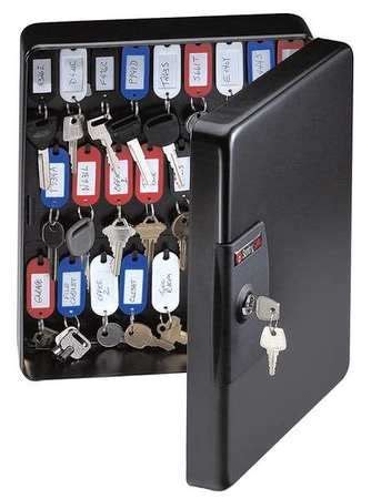 compact wall mount steel key box diamond plate|Key Cabinet with 24 Metal Hooks, Key Box Wall Mount with .